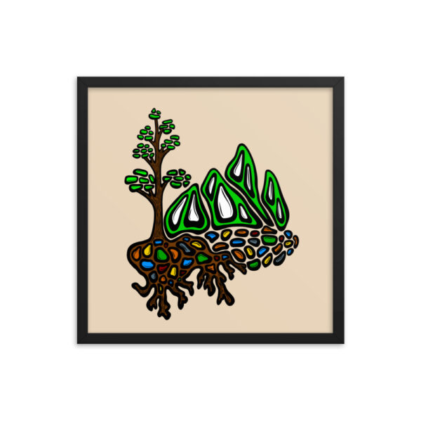 Sequoia and Sierras - Framed poster - Image 3