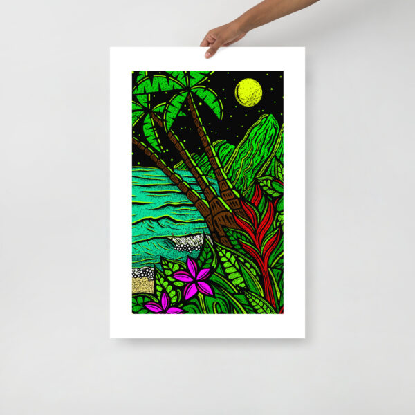 Tropical Night - Matte Giclee Print