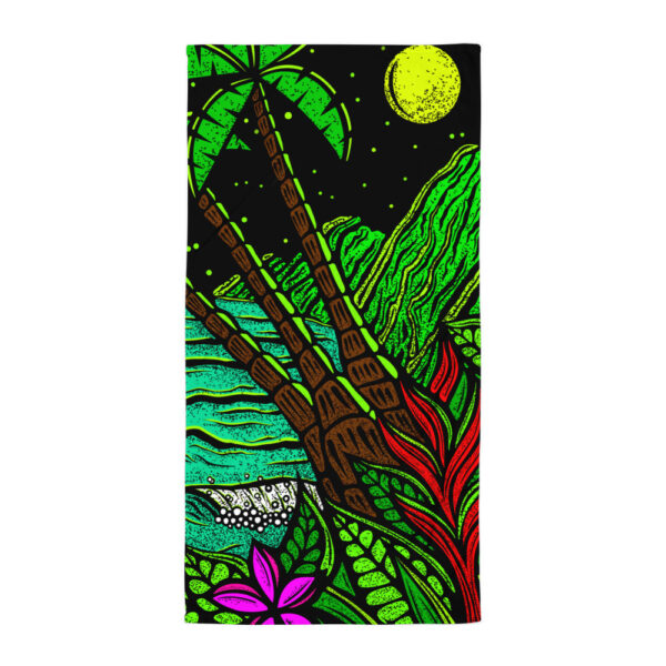 Tropical Night - Beach Towel