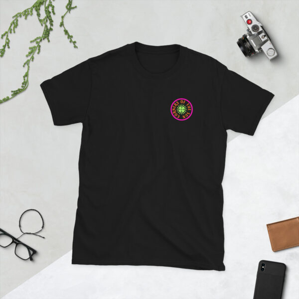 Corners of the Sun Twin Palm Pinky - Short-Sleeve Unisex T-Shirt - Image 2