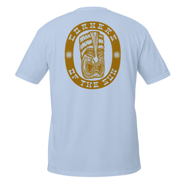 Corners of the Sun Tiki Logo - Short-Sleeve Unisex T-Shirt - Image 3