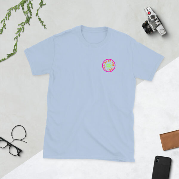 Corners of the Sun Twin Palm Pinky - Short-Sleeve Unisex T-Shirt - Image 4