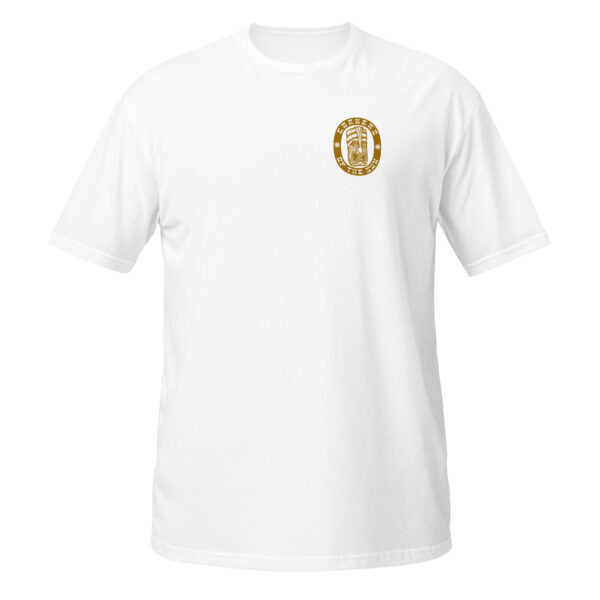 Corners of the Sun Tiki Logo - Short-Sleeve Unisex T-Shirt - Image 5