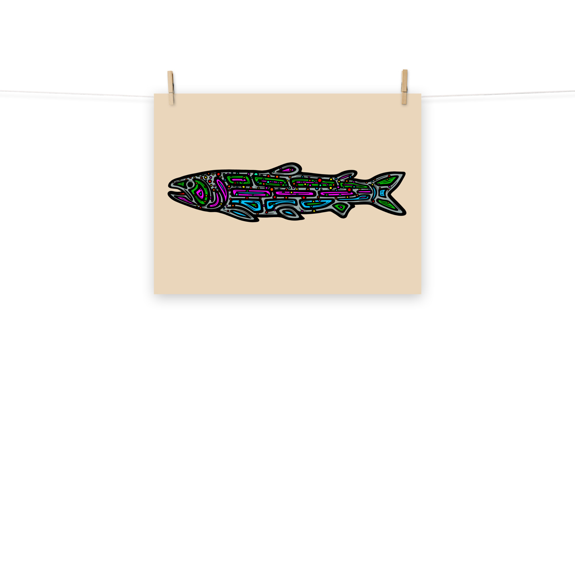 Rainbow Trout Poster Print - Image 5