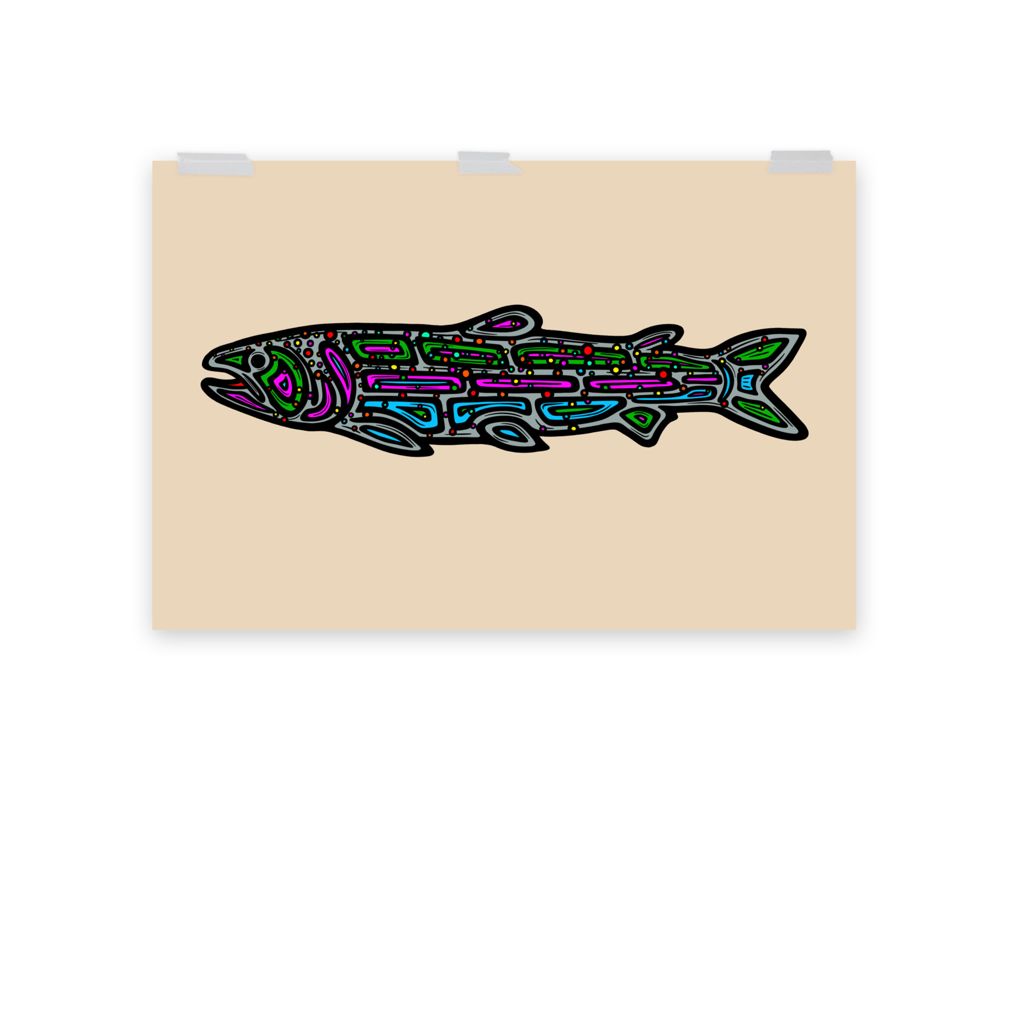 Rainbow Trout Poster Print - Image 9