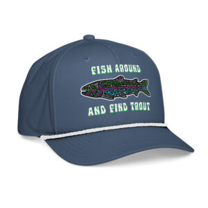 Fish Around and Find Trout Classic rope cap